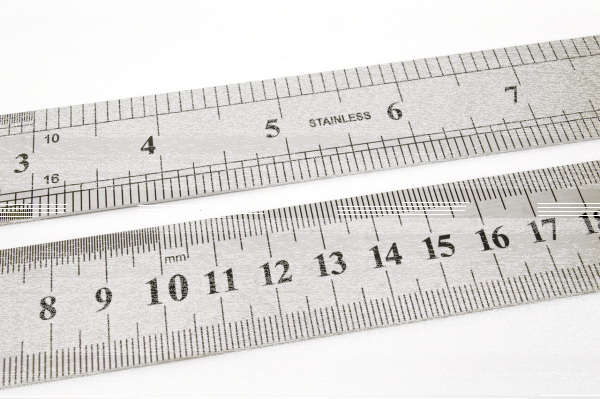 Stainless Steel ruler 50cm/20inch long (GB)