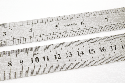 Stainless Steel ruler 50cm/20inch long (GB)