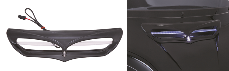 Batwing Blk Lighted Intake trim FLH14-UP (GB)