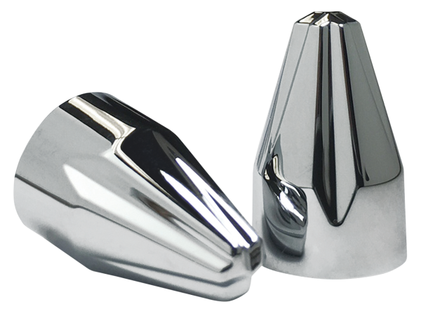 Fluted Spike Bolt Cap Kit Black (GB)