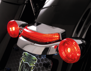 Crown Lightstrike taillight chrome/red