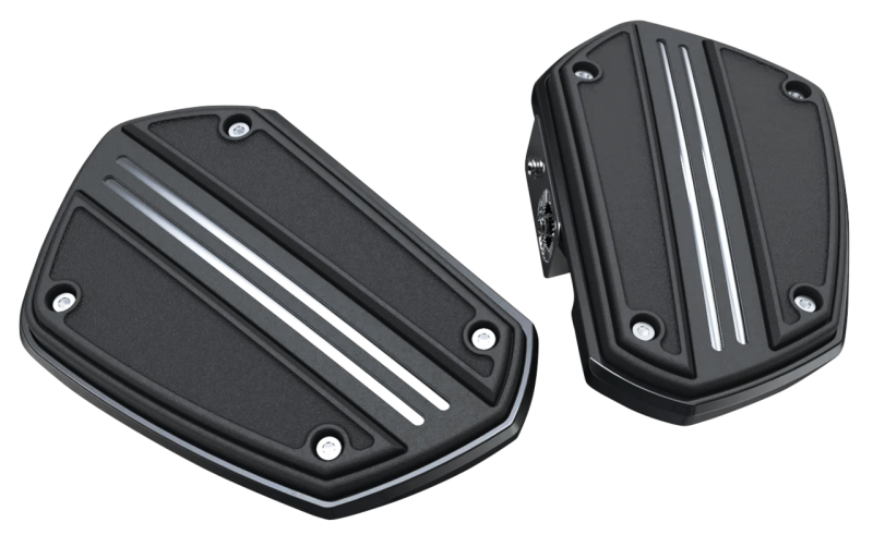 Ciro Rail floorboards black w/o mounts (GB)