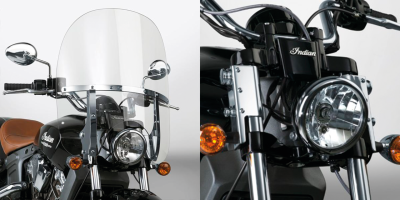 Switchblade 2-up kit Indian Scout chrome (GB)