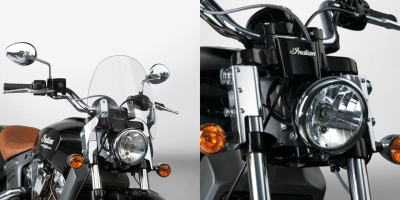 Switchblade Defl kit Indian Scout chrome