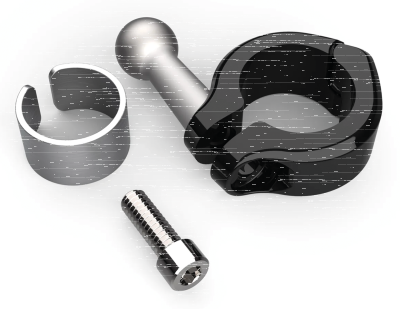 7/8"-1" Bar Mount black (GB)