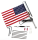 Lighted USA Flag Kit Chrome (GB)