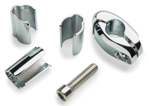 1/2" Flag Mount Clamp Chrome (GB)