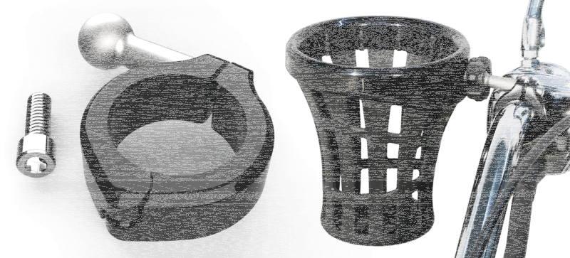 Big Ass Drink Holder Black 1-1/4" Clamp (GB)