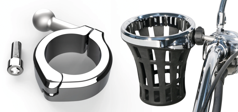 Big Ass Drink Holder Chrome 1-1/4" Clamp (GB)