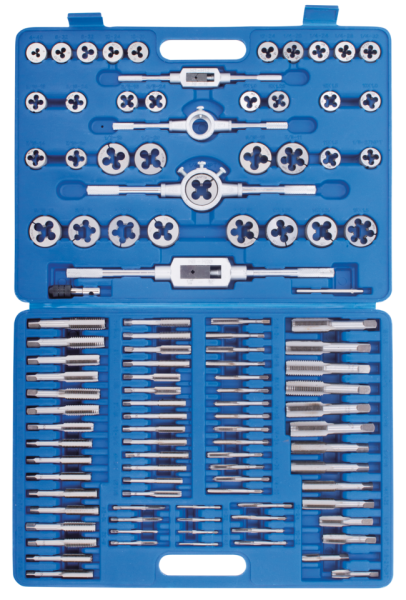 Tap & Die set 110 pieces SAE Tungsten (GB)