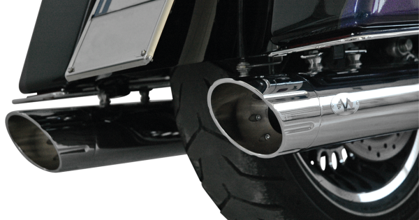 Banger Twin Chr Cap Set 100mm FLH/T04-17 (GB)