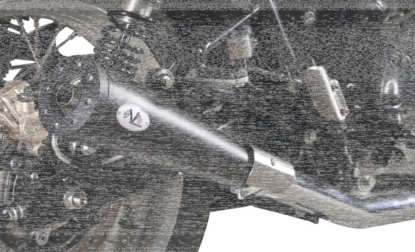 Black Max Cone slip-ons RE650 (GB)