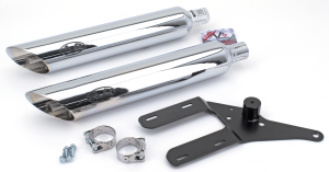 Slash Cut Chrome slip-ons FXST20-up (GB)
