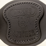 Texas Leather blanket holder black