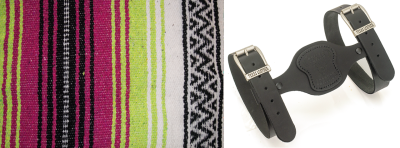 T-leather holder blk w/zpn755304 blanket (GB)