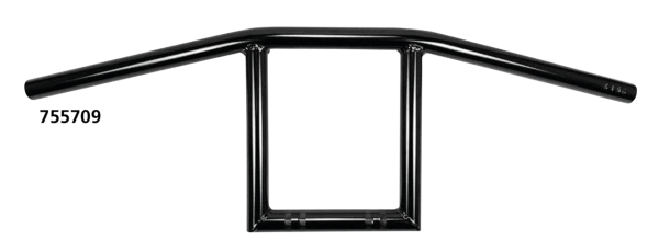 1" Handlebars Bobber Four BLK no dimple (GB)