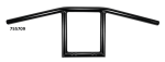 1" Handlebars Bobber Four BLK no dimple