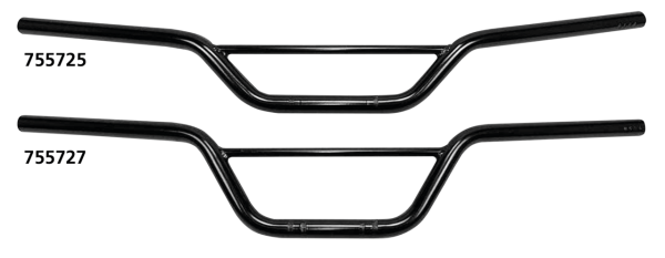 1" Handlebars Scrambler 4" BLK (GB)