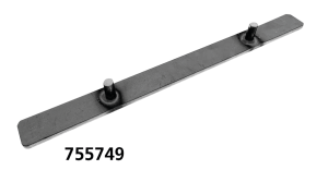 Solo seat bracket rear raw steel (GB)