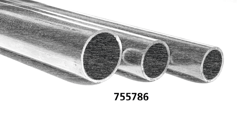 1 meter steel tube , 44,5mm (1-3/4") (GB)