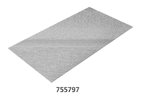 Steel plate 1 mm 58x38cm (GB)
