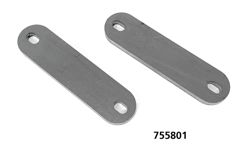 Flat Steel 100x25x6mm w/6.5mm slots (GB)