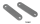 Flat Steel 100x25x3mm w/8.5mm slots (GB)