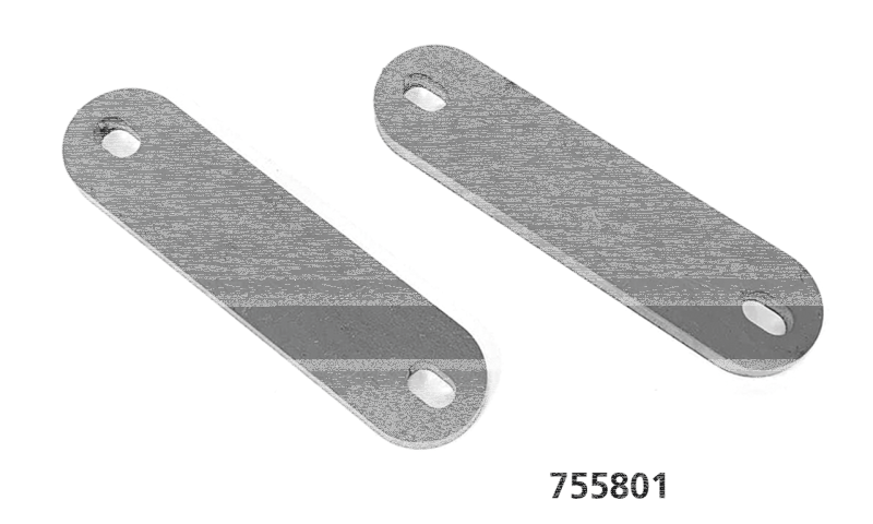 Flat Steel 100x25x6mm w/10.5mm slots (GB)