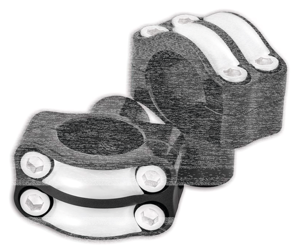 RSD NOSTALGIA RISERS 4-BOLT 1" CONTRAST (GB)