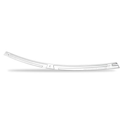 WINDSCR TRIM SCALLOP FLH98-13 Chrome (GB)