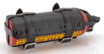 Black Holder with Aluminum Fuel Bottle