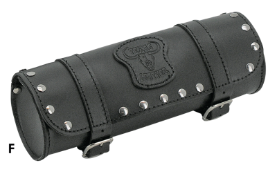 Texas Leather roll bag 3.2L, studded (GB)