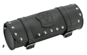 Texas Leather roll bag 3.2L, studded