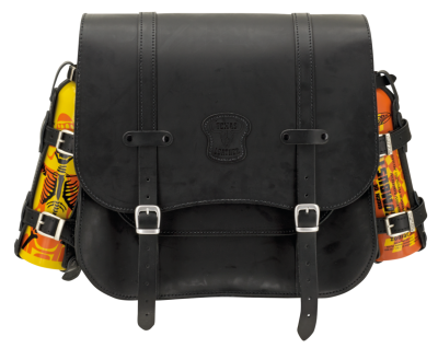 Texas Leather saddlebag 32L f/fuel bottl (GB)
