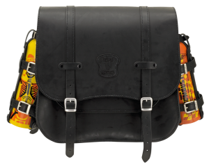Texas Leather saddlebag 32L f/fuel bottl
