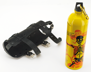 Black Holder with Aluminum Drink Bottle (GB)