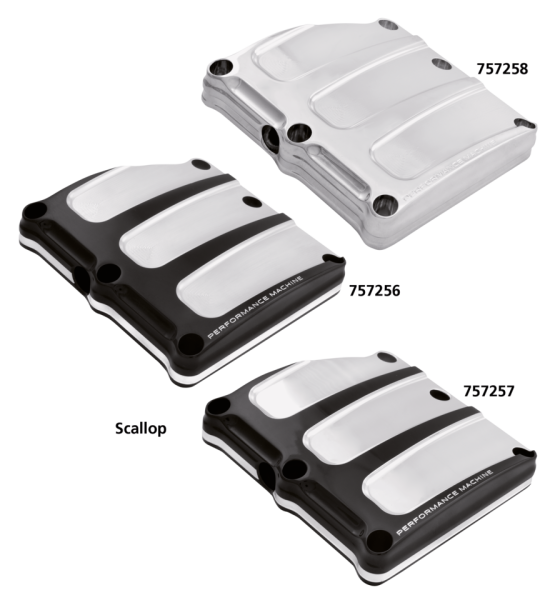 PM Scallop trans cover ME17-UP Chrome (GB)