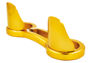 P16 39mm FORK BRACE W/DUST GUARDS Gold