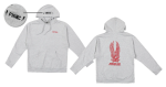 P16 EAGLE HOODIE HEATHER GRAY M