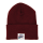 DAILY BEANIE BURGUNDY with WHITE LABEL (GB)