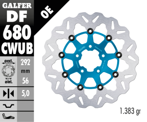 Galfer Wave FR Floating 11.5" Blue (GB)