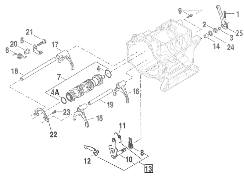 SHIFT RTRN SPRING TC00-up XL04-05 (GB)