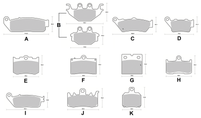Galfer FD068 Sintered Pads (GB)
