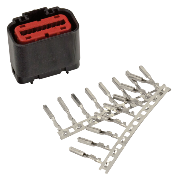 18-Pos Female Conn w/ terminals ECM Con (GB)