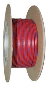 18-Gauge RED/BLUE STRIPE 100 Spool Prim