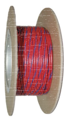 18-Gauge RED/BLUE STRIPE 100 Spool Prim (GB)