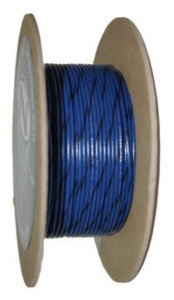 18-Gauge BLUE/BLACK STRIPE 100 Spool Pr (GB)