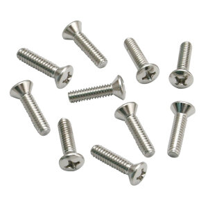 10pck S&S A/C Cover Screw, PH 1/4-20x1" (GB)