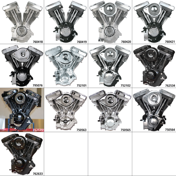 S&S V80 engine Natural no ign./no carb (GB)