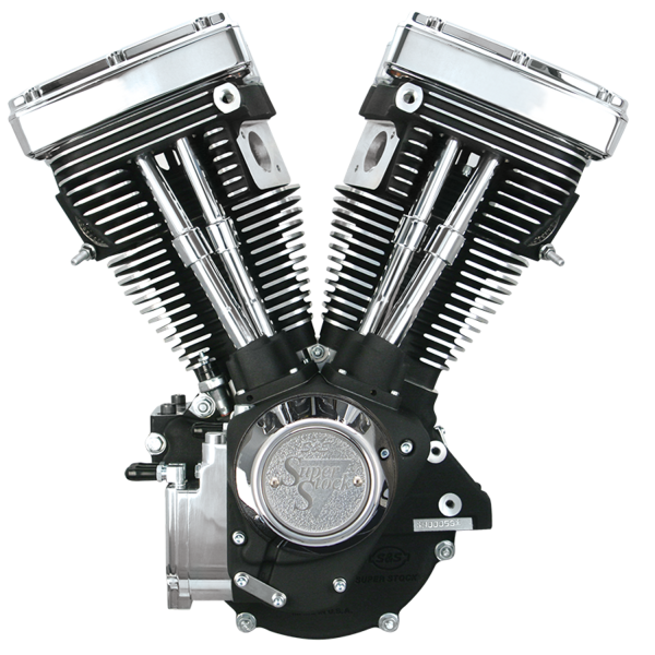S&S V80 engine Black no ign./no carb (GB)